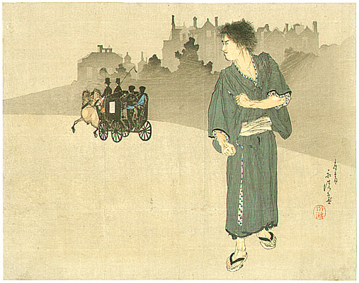 Eisen Tomioka 1864-1905 - Poor Man and Rich Man - artelino Art Auctions. Eisen Tomioka 1864-1905 - Poor Man and Rich Man