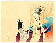 Eisen Tomioka 1864-1905 - Dolls Festival - artelino Art Auctions. Eisen Tomioka 1864-1905 - Dolls Festival