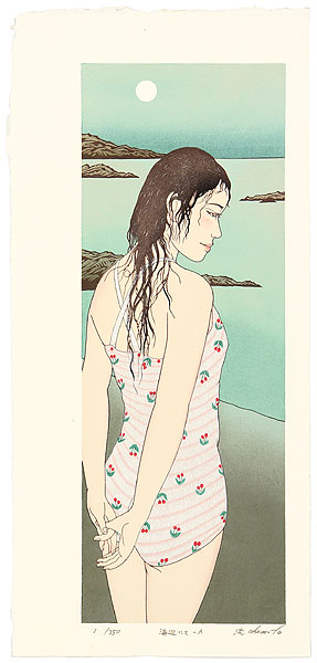 Ryusei Okamoto born 1949 - Mid Summer - First Love # 28-A - artelino Art Auctions. Ryusei Okamoto born 1949 - Mid Summer - First Love # 28-A