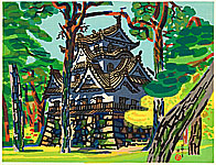 Okiie Hashimoto 1899-1993 - Castle - artelino Art Auctions. Okiie Hashimoto 1899-1993 - Castle