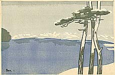 Benji Asada 1899-1984 - Winter at Rakuhoku - artelino Art Auctions. Benji Asada 1899-1984 - Winter at Rakuhoku