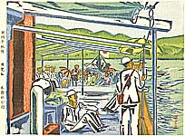 Senpan Maekawa 1888-1960 - Pleasure Boat - artelino Art Auctions. Senpan Maekawa 1888-1960 - Pleasure Boat
