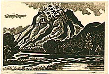 Masao Maeda 1904-1974 - Mt. Yake and Lake - artelino Art Auctions. Masao Maeda 1904-1974 - Mt. Yake and Lake