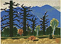 Masao Maeda 1904-1974 - The Battle Field of the Gods - artelino Art Auctions. Masao Maeda 1904-1974 - The Battle Field of the Gods