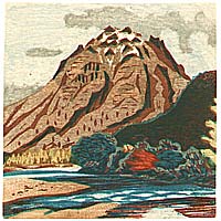 Masao Maeda 1904-1974 - Mt. Yake in Autumn - Ichimokushu Vol.4 - artelino Art Auctions. Masao Maeda 1904-1974 - Mt. Yake in Autumn - Ichimokushu Vol.4