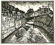 Fumio Kitaoka born 1918 - Face of Tokyo - Kanda River - artelino Art Auctions. Fumio Kitaoka born 1918 - Face of Tokyo - Kanda River