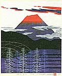 Tadashige Nishida born 1942 - Mt. Fuji in Red Glow - artelino Art Auctions. Tadashige Nishida born 1942 - Mt. Fuji in Red Glow