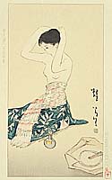 Yumeji Takehisa 1884-1934 - After Bath - artelino Art Auctions. Yumeji Takehisa 1884-1934 - After Bath