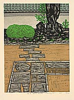 Fumio Fujita born 1933 - Kencho-ji Temple in Kamakura - artelino Art Auctions. Fumio Fujita born 1933 - Kencho-ji Temple in Kamakura