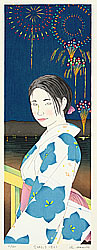 Ryusei Okamoto born 1949 - Fire Works - First Love, No. 30 - artelino Art Auctions. Ryusei Okamoto born 1949 - Fire Works - First Love, No. 30