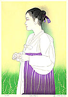 Ryusei Okamoto born 1949 - Korean Beauty - First Love, No.7 - artelino Art Auctions. Ryusei Okamoto born 1949 - Korean Beauty - First Love, No.7