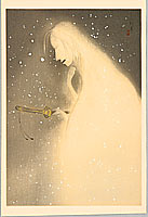 Shoen Uemura 1875-1949 - Ghost - The Complete Works of Chikamatsu - artelino Art Auctions. Shoen Uemura 1875-1949 - Ghost - The Complete Works of Chikamatsu