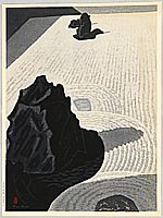 Masao Maeda 1904-1974 - Stone Garden , Ryuan Temple - A - artelino Art Auctions. Masao Maeda 1904-1974 - Stone Garden , Ryuan Temple - A