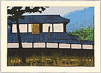 Ichiro Fukushima 1920-1975 - Jodo-ji Temple Neighborhood - artelino Art Auctions. Ichiro Fukushima 1920-1975 - Jodo-ji Temple Neighborhood