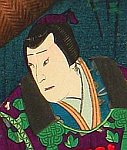 Yoshitaki Utagawa 1841-1899 - Rising Sun - Kabuki