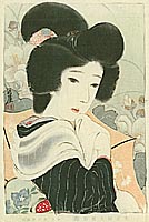Sengai Igawa 1876-1961 - Beauty - Taisho Fujin Fuzoku - artelino Art Auctions. Sengai Igawa 1876-1961 - Beauty - Taisho Fujin Fuzoku