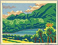 Masao Maeda 1904-1974 - Akagi Lake - artelino Art Auctions. Masao Maeda 1904-1974 - Akagi Lake