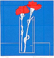 Yoshisuke Funasaka born 1939 - Red Carnation - Artwork 754