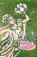 Shi Ma Han fl.ca. 1980s - Angels of Dunhuang - Ten Views of Silk Road - artelino Art Auctions. Shi Ma Han fl.ca. 1980s - Angels of Dunhuang - Ten Views of Silk Road