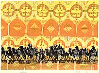 Shi Ma Han fl.ca. 1980s - Silk Embroidery - Ten Views of Silk Road - artelino Art Auctions. Shi Ma Han fl.ca. 1980s - Silk Embroidery - Ten Views of Silk Road
