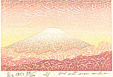 Yuji Watanabe born 1941 - Mt. Fuji in Autumn - artelino Art Auctions. Yuji Watanabe born 1941 - Mt. Fuji in Autumn