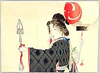 Toshimine Tsutsui 1863-1934 - Festival Night - artelino Art Auctions. Toshimine Tsutsui 1863-1934 - Festival Night