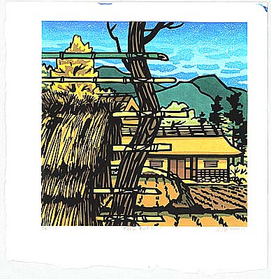 Clifton Karhu born 1927 - Fall Farm - artelino Art Auctions. Clifton Karhu born 1927 - Fall Farm