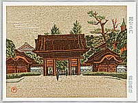 Masao Maeda 1904-1974 - Red Gate - Recollections of Tokyo - artelino Art Auctions. Masao Maeda 1904-1974 - Red Gate - Recollections of Tokyo