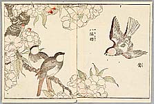 Shigemasa Kitao 1739-1820 - Birds and Cherry - artelino Art Auctions. Shigemasa Kitao 1739-1820 - Birds and Cherry