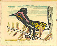Yasu Kato born 1907 - Resting Bird - artelino Art Auctions. Yasu Kato born 1907 - Resting Bird