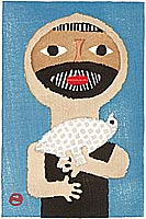 Umetaro Azechi 1902-1999 - Mountain Man and a Bird - artelino Art Auctions. Umetaro Azechi 1902-1999 - Mountain Man and a Bird