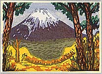 Gen Yamaguchi 1896-1976 - Mt. Fuji - artelino Art Auctions. Gen Yamaguchi 1896-1976 - Mt. Fuji