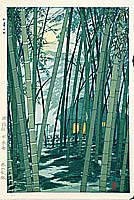 Shiro Kasamatsu 1898-1992 - Bamboo in Summer - artelino Art Auctions. Shiro Kasamatsu 1898-1992 - Bamboo in Summer