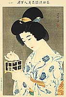 Shinsui Ito 1898-1972 - Beauty and Insect Cage - artelino Art Auctions. Shinsui Ito 1898-1972 - Beauty and Insect Cage