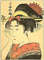 Utamaro Kitagawa 1750-1806 - Beauty - artelino Art Auctions. Utamaro Kitagawa 1750-1806 - Beauty