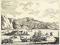 Arnoldus Montanus 1625-83 - Japanese Town Sakai - De Stadt Saccai - artelino Art Auctions. Arnoldus Montanus 1625-83 - Japanese Town Sakai - De Stadt Saccai