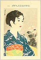Shinsui Ito 1898-1972 - Beauty and Hydrangea - artelino Art Auctions. Shinsui Ito 1898-1972 - Beauty and Hydrangea