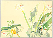 Yoji Oguri active ca. 1950s - Peace Lily - artelino Art Auctions. Yoji Oguri active ca. 1950s - Peace Lily