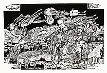 Wang Kuiyong born 1970 - Jackstraw no.2 - Moon Guard - artelino Art Auctions. Wang Kuiyong born 1970 - Jackstraw no.2 - Moon Guard