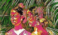 Zhu Rui born 1970 - Dai Girl in Palm Forest