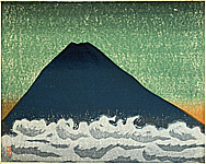 Masao Maeda 1904-1974 - Mt Fuji above Clouds - artelino Art Auctions. Masao Maeda 1904-1974 - Mt Fuji above Clouds