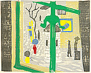 Fumio Kitaoka born 1918 - Face of Tokyo Vol.4 - Ginza in Rainy Day - artelino Art Auctions. Fumio Kitaoka born 1918 - Face of Tokyo Vol.4 - Ginza in Rainy Day
