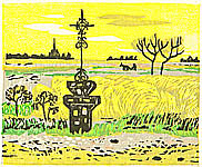 Fumio Kitaoka born 1918 - Countryside in France - artelino Art Auctions. Fumio Kitaoka born 1918 - Countryside in France