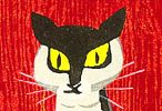 Toyohisa Inoue born 1914 - Cat in Tuxedo - artelino Art Auctions. Toyohisa Inoue born 1914 - Cat in Tuxedo