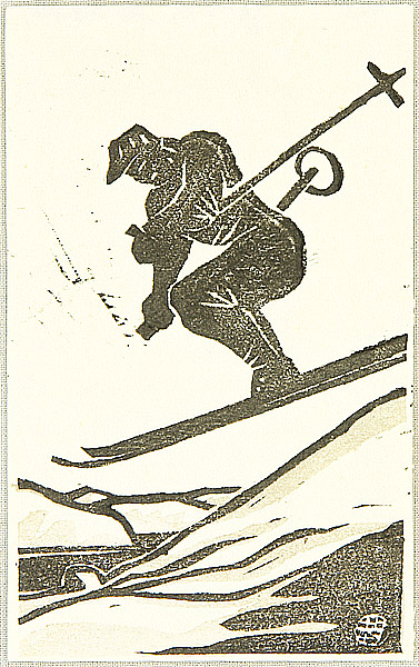 Asaji Kobayashi 1898-1939 - Skiing - artelino Art Auctions. Asaji Kobayashi 1898-1939 - Skiing