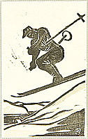 Asaji Kobayashi 1898-1939 - Skiing - artelino Art Auctions. Asaji Kobayashi 1898-1939 - Skiing