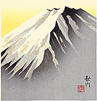 Shinsen Nishino fl.ca. 1960-90s - Mt. Fuji - artelino Art Auctions. Shinsen Nishino fl.ca. 1960-90s - Mt. Fuji