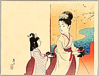 Eisen Tomioka 1864-1905 - Dolls Festival - artelino Art Auctions. Eisen Tomioka 1864-1905 - Dolls Festival