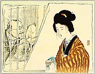 Eisen Tomioka 1864-1905 - Conversation - artelino Art Auctions. Eisen Tomioka 1864-1905 - Conversation