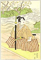 Samurai and Creek - Utagawa Toyokuni